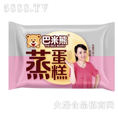 巴米熊蒸蛋糕（奶香味）