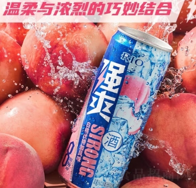 銳澳RIO洋酒預(yù)調(diào)雞尾酒果酒強爽白桃伏特加味