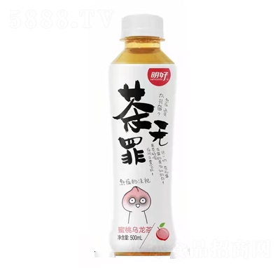明好茶無罪茶飲料蜜桃烏龍茶500ml辦公室休閑飲品代理
