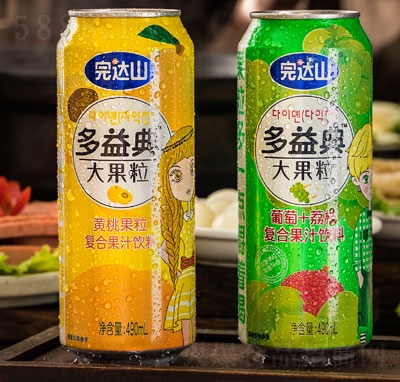 完達山多益典大果肉果粒復合果汁