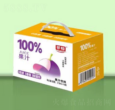 ƕ100%֭(f)Ϲ֭318mlX6