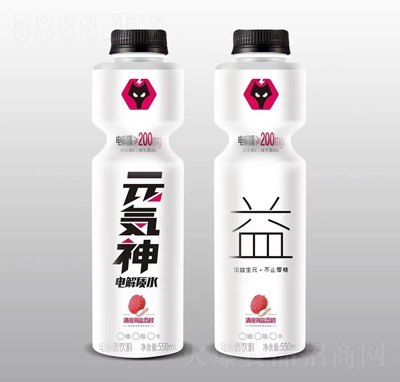 元気神電解質水清涼海鹽荔枝味550ml