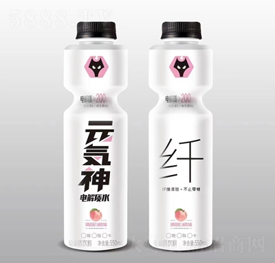 元気神電解質水清甜白桃味550ml