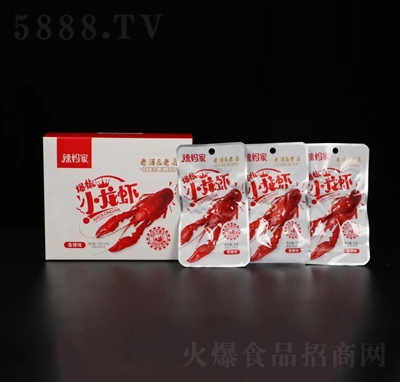 辣媽家爆椒小龍蝦香辣味22克X30包休閑食品