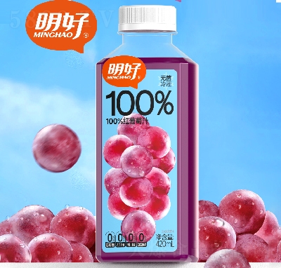 明好紅葡萄汁混合果汁420ml