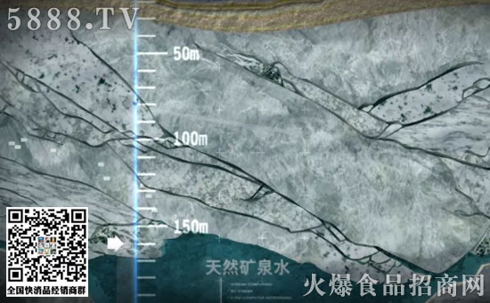 天然礦泉水水源剖面示意圖,水源深度多為數(shù)百米以下的巖石層 天然礦泉水水源剖面示意圖,水源深度多為數(shù)百米以下的巖石層