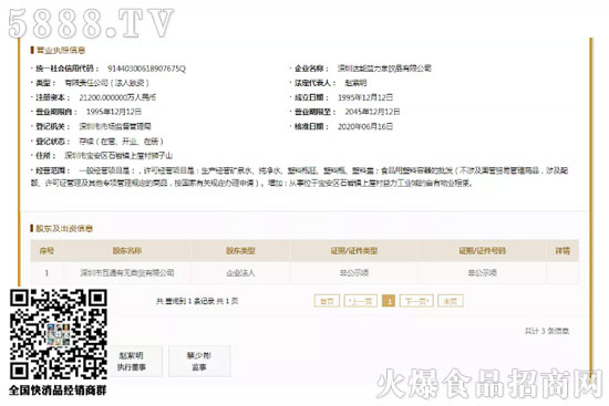 深圳達(dá)能益力泉飲品有限公司的投資人已變更 深圳達(dá)能益力泉飲品有限公司的投資人已變更