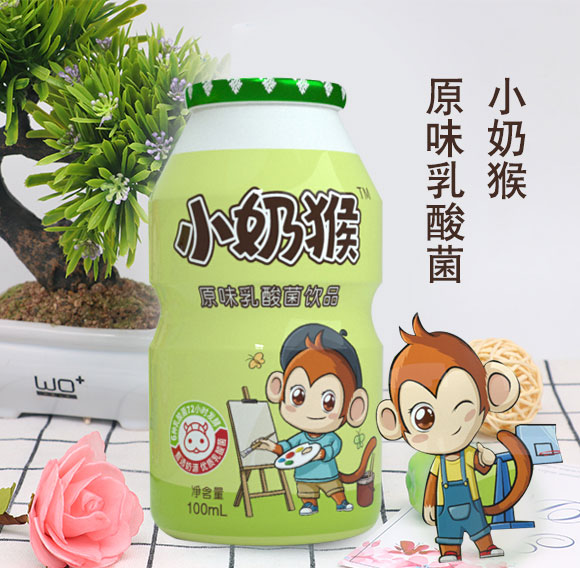 小奶猴原味乳酸菌飲品100mlX5 小奶猴原味乳酸菌飲品100mlX5