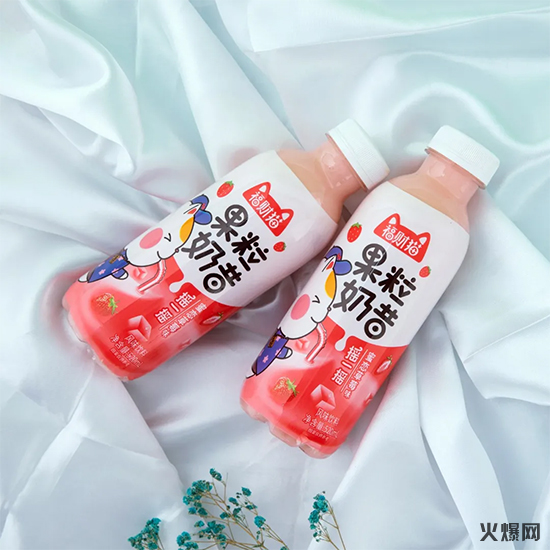福財貓果粒奶昔 福財貓果粒奶昔