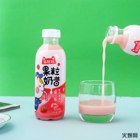 福財貓果粒奶昔 福財貓果粒奶昔