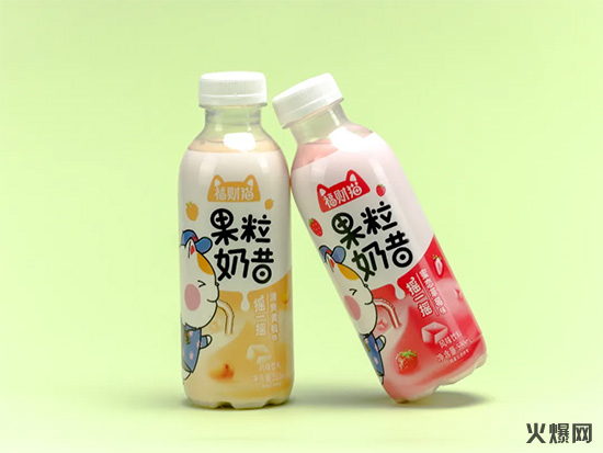 福財貓果粒奶昔 福財貓果粒奶昔